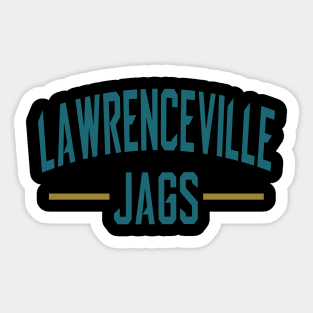 Lawrenceville Jags Football Sticker